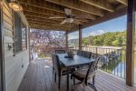 Lower Level Deck with Table & Chairs